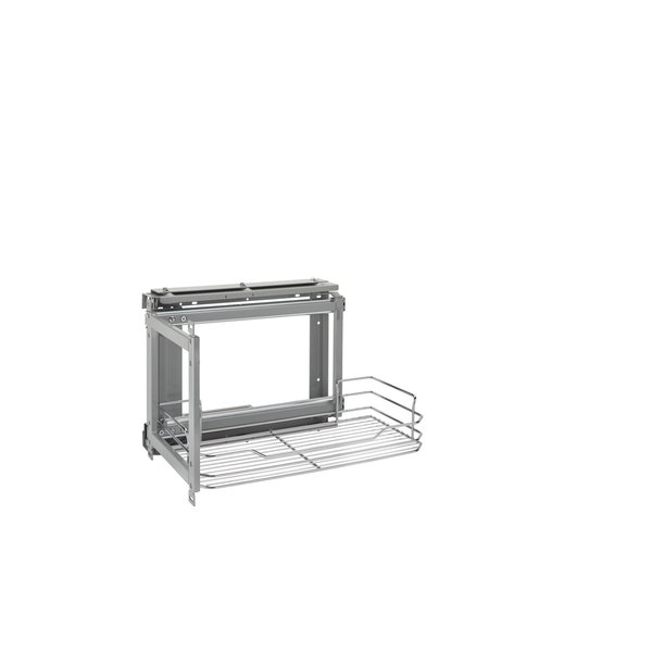 Rev-A-Shelf Rev-A-Shelf Sliding Wall Cabinet Organizer for Above RefrigeratorWall Oven 5708-15CR